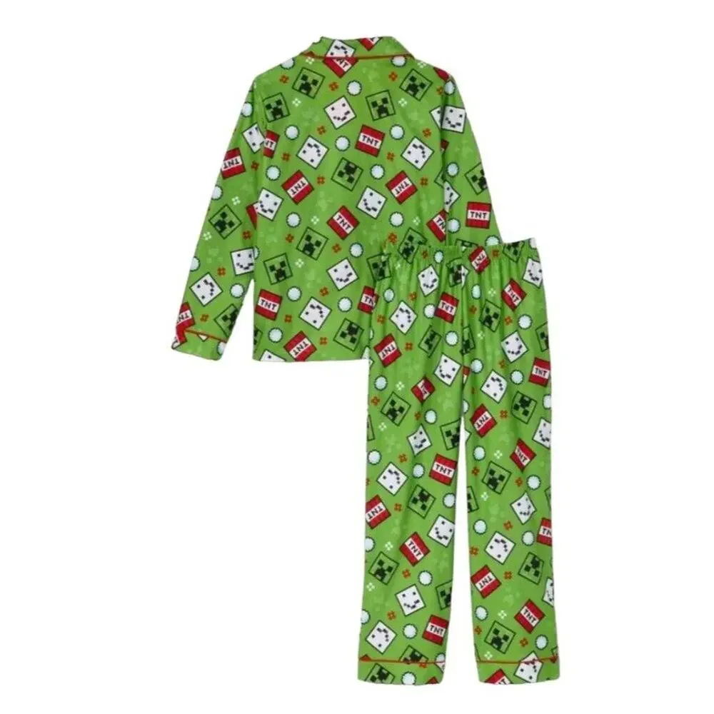 Minecraft christmas pajamas